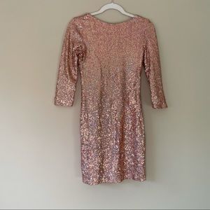 Top shop gold sequin dress